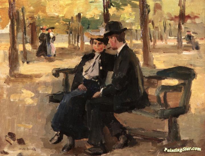 An Afternoon in the Bois de Boulogne, Paris Artwork by Isaac Israels