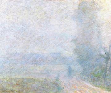 Path in the Fog Artwork by Claude Oscar Monet