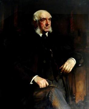 William Fisher Favell, Surgeon of Sheffield Infirmary Artwork by Sir James Jebusa Shannon