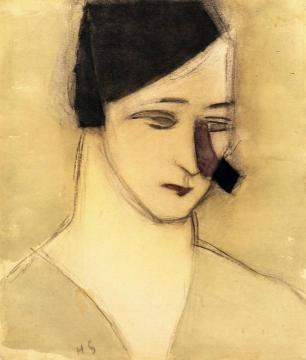 Mother From The Alarm Artwork by Helene Schjerfbeck