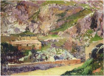 Windmills On The Tagus, Toledo Artwork by Joaquin Sorolla y Bastida