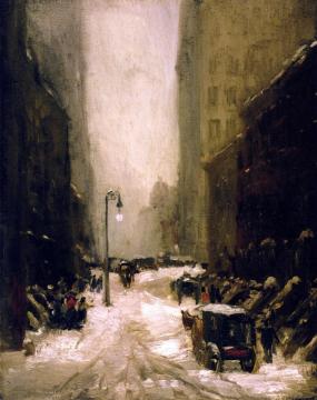 Snow In New York Artwork by Robert Henri
