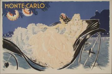 Monte Carlo Artwork by Louis Icart