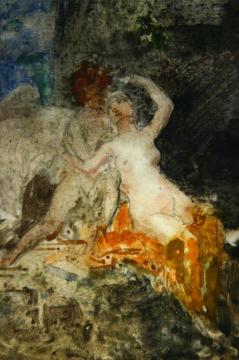 The Kiss Artwork by Eduard Veith