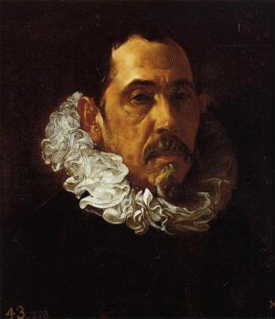 Portrait Of A Man With A Goatee Artwork by Diego Velazquez