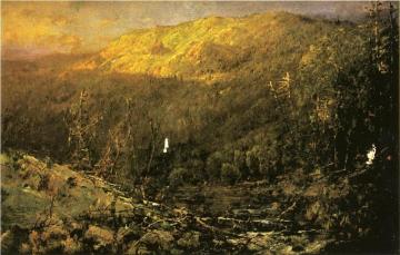 A Wooded Mountain Landscape Artwork by William Louis Sonntag