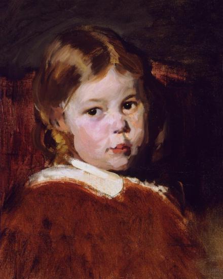 Ana María, Daughter Of The Painter, 1918 Artwork by Fernando Alvarez Sotomayor