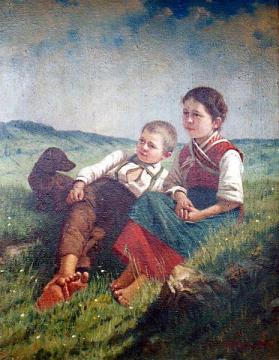 Trip in the Mountains Artwork by Theodore Kleehaas