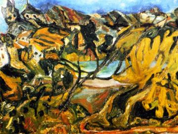 Fig Trees Artwork by Chaim Soutine