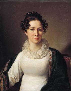 Portrait Of Anna Tropinina Artwork by Vasily Tropinin