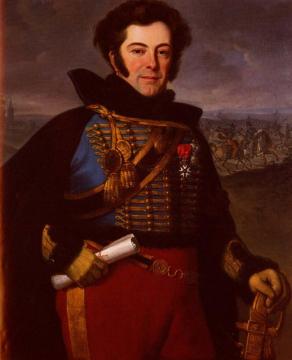 Portrait Of Lieutenant Colonel, Comte De Thalouet Artwork by Horace Vernet