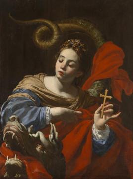 Saint Margaret Artwork by Simon Vouet