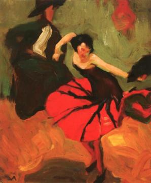 Elizabeth Dances Artwork by Edouard Vysekal