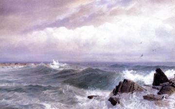 Gull Rock, Newport, Rhode Island Artwork by William Trost Richards