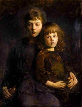 Brother And Sister Artwork by Abbott Handerson Thayer