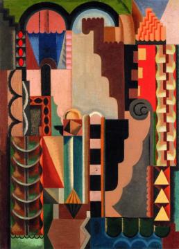 Monumental Composition Artwork by Auguste Herbin