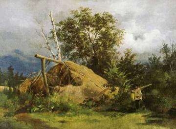 Shelter Of Branches Artwork by Ivan Ivanovich Shishkin