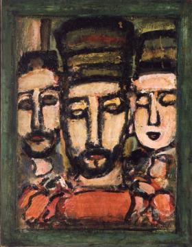 Three Judges Artwork by Georges Rouault