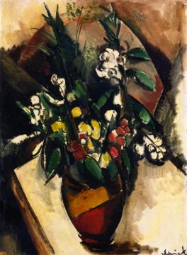 Vase Of Flowers Artwork by Maurice De Vlaminck
