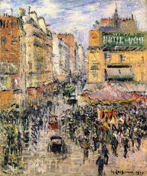 The Rue de Clignagcourt Artwork by Gustave Loiseau