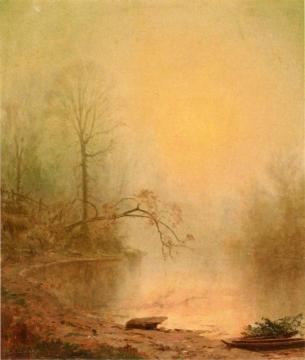 Misty Morning Artwork by Jervis McEntee