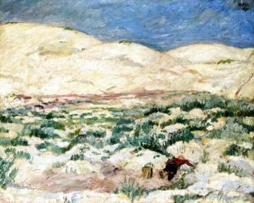 In the Moving Dunes Artwork by Max Beckmann