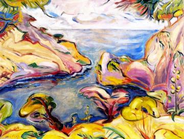 La Calanque De Figuerolles At La Ciotat Artwork by Emile-othon Friesz