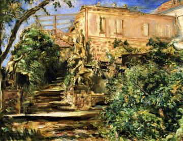 The Garden at Neukastel with the LIbrary Artwork by Max Slevogt