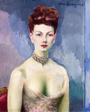 Portrait Of A Woman Artwork by Kees Van Dongen