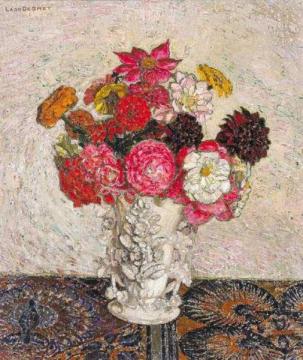 The Flower Bouquet Artwork by Leon De Smet