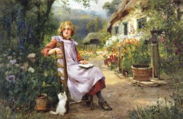 In the Garden Artwork by Henry John Yeend King