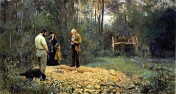 A Bush Burial Artwork by Frederick McCubbin