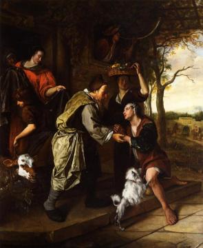 The Return of the Prodigal Son Artwork by Jan Steen