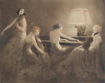 Melody Hour Artwork by Louis Icart