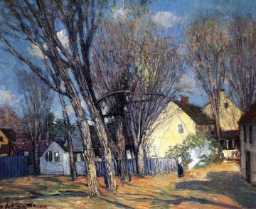 Windham Village Artwork by Julian Alden Weir