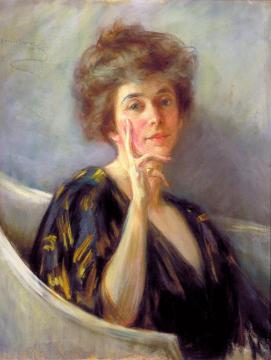 Self-Portrait in Repose Artwork by Alice Pike Barney
