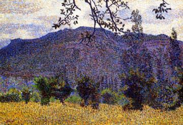 Mountain Landscape Artwork by Louis Hayet