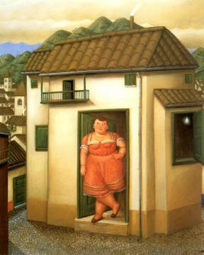 The House Artwork by Fernando Botero
