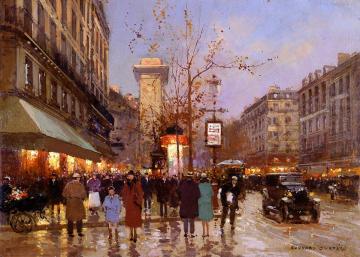 Porte St. Denis Artwork by Edouard Léon Cortes