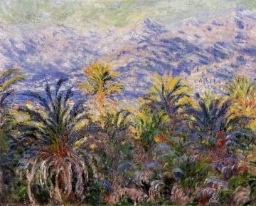 Palm Trees at Bordighera Artwork by Claude Oscar Monet