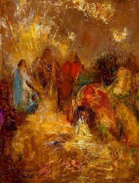Christ and His Desciples Artwork by Odilon Redon