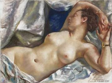 Nude Model Artwork by Zinaida Serebriakova