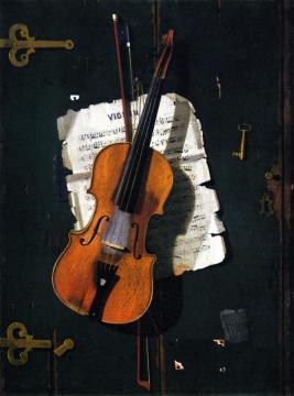 The Old Violin Artwork by John Frederick Peto