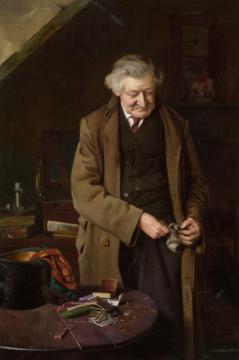 The Cause Of All The Trouble Artwork by Charles Spencelayh