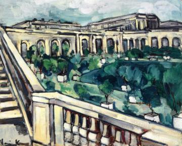 Ll'orangerie à Versailles Artwork by Maurice De Vlaminck