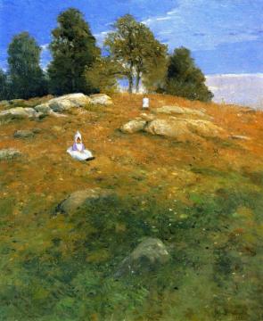 Summer Afternoon, Shinecock Landscape Artwork by John Ferguson Weir