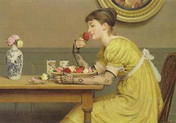 Roses Artwork by George Dunlop Leslie