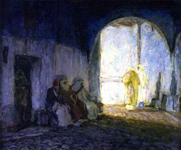 Street Scene, Tangiers Artwork by Henry Ossawa Tanner