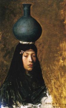 Water Carrier Artwork by George de Forest Brush