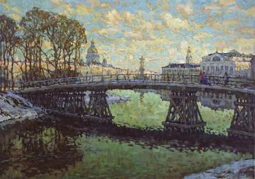 View of St.Isaac's Cathedral Artwork by Konstantin Gorbatov